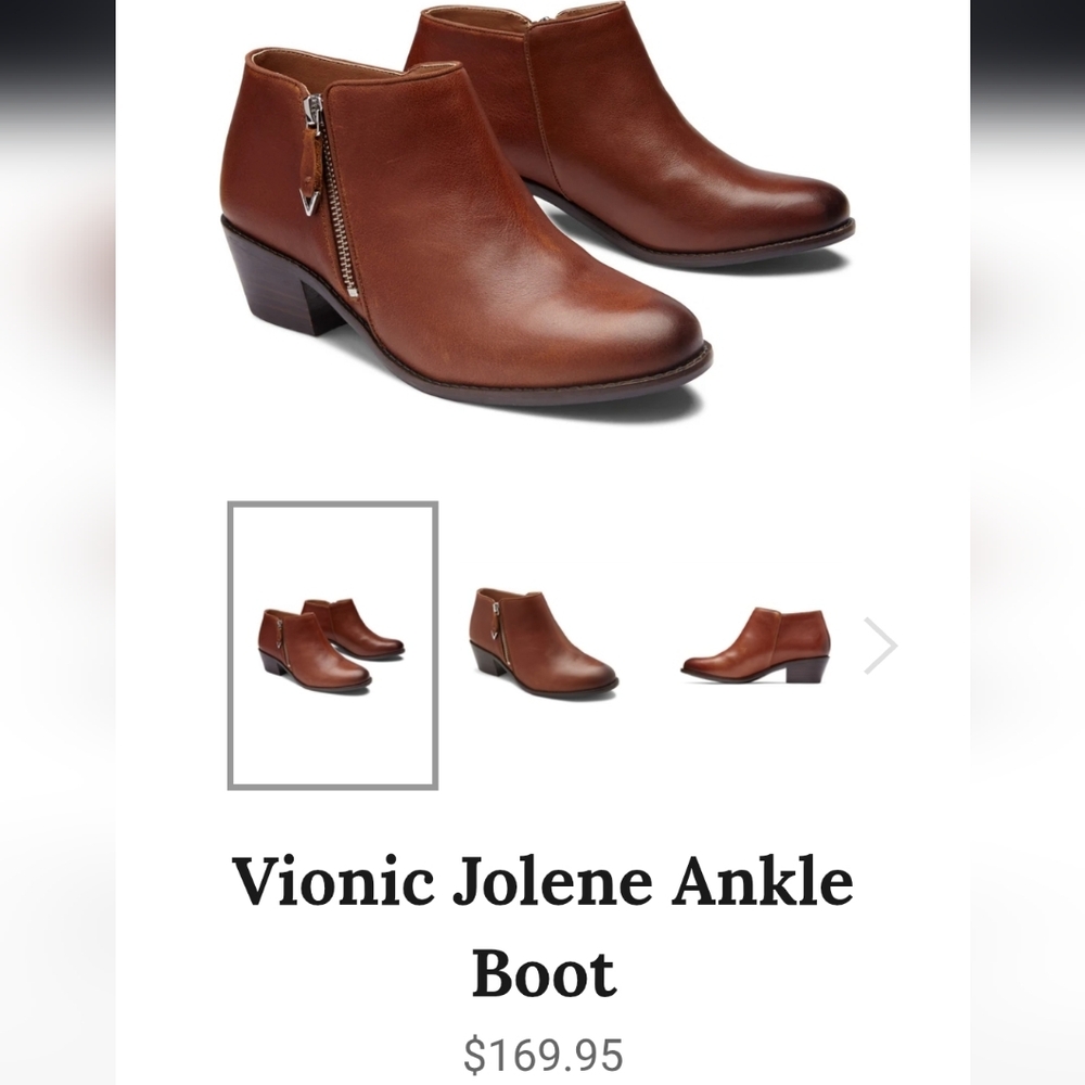 Vionic Jolene Ankle Boots